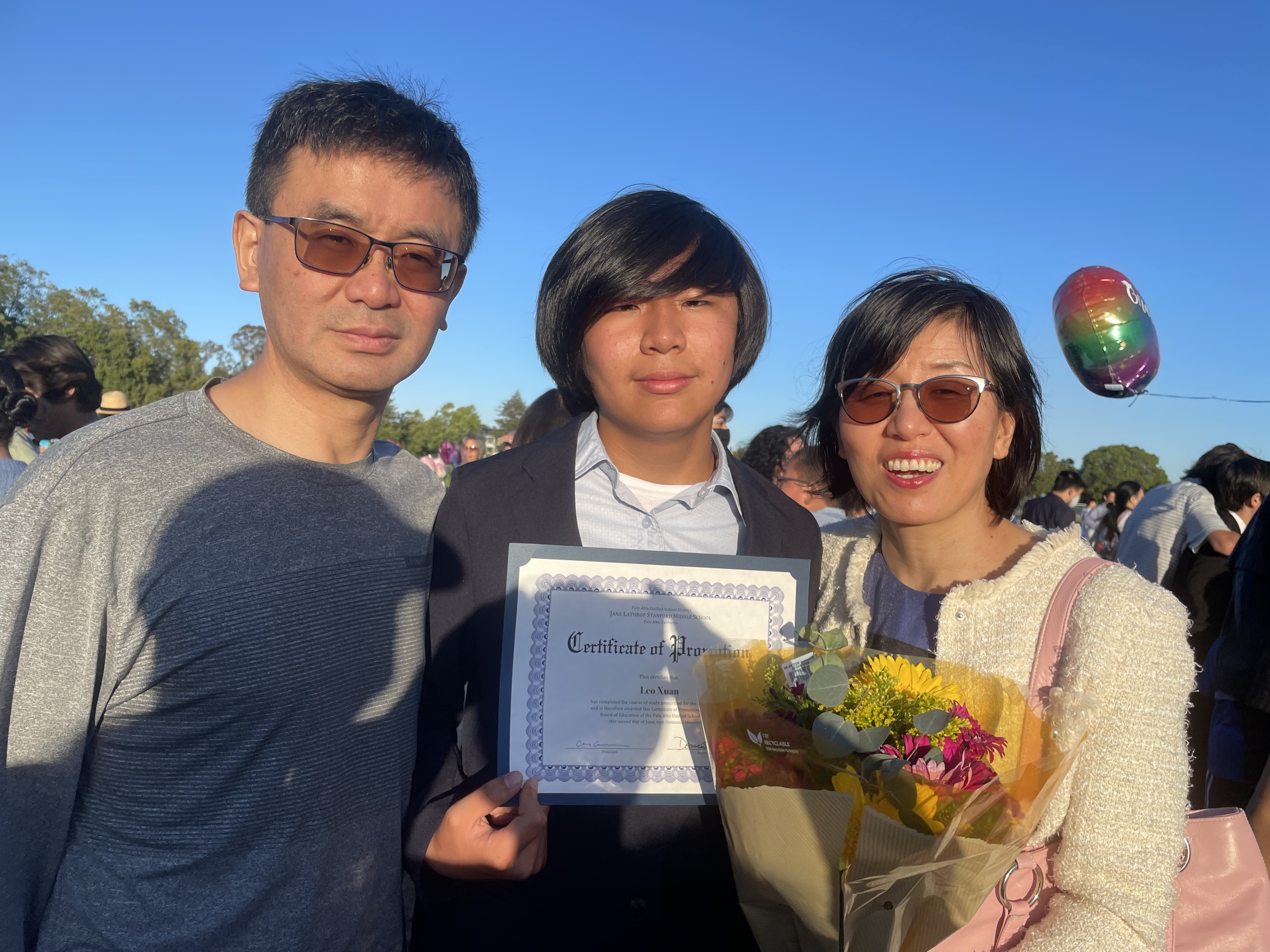 Middle school graduation